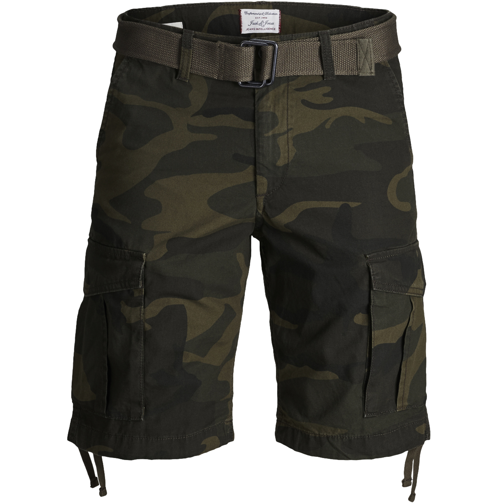 Jack Jones Cargo Shorts Herren Männer Marken kurze Hose Gürtel